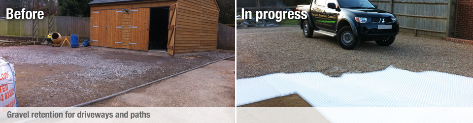 gravel retention